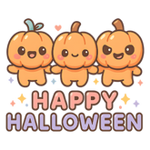 Happy Halloween Pumpkins – Schattig Halloween T-shirt